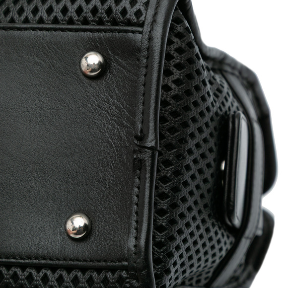 Pre-Loved Chanel Perforated Calfskin Up In The Air East West Tote - Picture 8 of 11